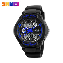 Load image into Gallery viewer, SKMEI Brand Children Sports Watches 50m Waterproof Fashion Casual Quartz Digital Watch Boys Girl LED Multifunction Wristwatches