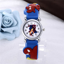 Load image into Gallery viewer, Fashion Style Child Cartoon Watch New Spider man boy Watch High Quality Girls Wristwatch Hot Sale Cute Jelly Colorful Relojes