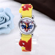 Load image into Gallery viewer, Fashion Style Child Cartoon Watch New Spider man boy Watch High Quality Girls Wristwatch Hot Sale Cute Jelly Colorful Relojes
