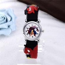 Load image into Gallery viewer, New Spider man boy Watch Kid Child Cartoon Watches Fashion High Quality Girls Wristwatch Hot Sale Cute Jelly Colorful Clock