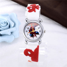 Load image into Gallery viewer, New Spider man boy Watch Kid Child Cartoon Watches Fashion High Quality Girls Wristwatch Hot Sale Cute Jelly Colorful Clock