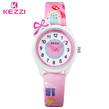 Load image into Gallery viewer, KEZZI Top Brand Kids Children Fashion Watches Quartz Analog Cartoon Leather Strap Wrist Watch Boys Girls Waterproof Gift Clocks