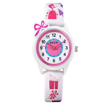Load image into Gallery viewer, KEZZI Top Brand Kids Children Fashion Watches Quartz Analog Cartoon Leather Strap Wrist Watch Boys Girls Waterproof Gift Clocks
