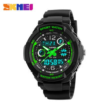 Load image into Gallery viewer, SKMEI Brand Children Sports Watches 50m Waterproof Fashion Casual Quartz Digital Watch Boys Girl LED Multifunction Wristwatches