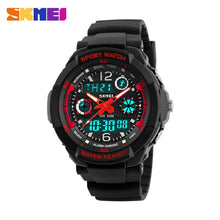Load image into Gallery viewer, SKMEI Brand Children Sports Watches 50m Waterproof Fashion Casual Quartz Digital Watch Boys Girl LED Multifunction Wristwatches
