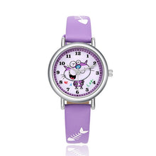 Load image into Gallery viewer, Kezzi New Cartoon Lovely Children Watch Girl Kids Quartz-Watch Leather watchstrap Wristwatches