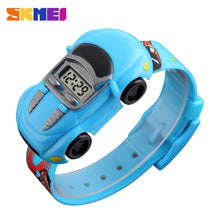 Load image into Gallery viewer, SKMEI Children Cartoon Creative Digital Watches Kids Fashion Car Black Outdoor Wristwatches For Boys Girls Student Casual Watch