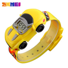 Load image into Gallery viewer, SKMEI Children Cartoon Creative Digital Watches Kids Fashion Car Black Outdoor Wristwatches For Boys Girls Student Casual Watch
