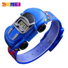 Load image into Gallery viewer, SKMEI Children Cartoon Creative Digital Watches Kids Fashion Car Black Outdoor Wristwatches For Boys Girls Student Casual Watch