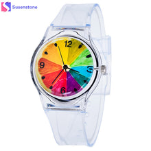 Load image into Gallery viewer, Kids Watches Lovely Cute Pure Color Silicone Rubber Strap Analog Quartz Watch Casual Children Boys Girls Students Watch Clock
