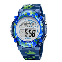Load image into Gallery viewer, COOLBOSS Brand Electronic Sport Student Children Watch Kids Watches Boys Girls Clock Child LED Digital Wristwatch for Boy Girl