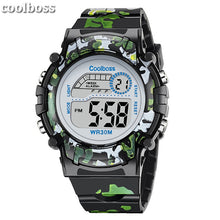 Load image into Gallery viewer, COOLBOSS Brand Electronic Sport Student Children Watch Kids Watches Boys Girls Clock Child LED Digital Wristwatch for Boy Girl