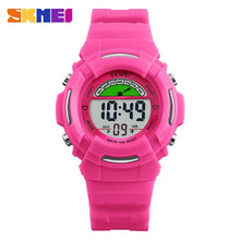 Load image into Gallery viewer, SKMEI Child Outdoor Digital Watch Fashion Waterproof Running Swim Children's Watches LED Casual Sport Wrist Watch For Boy Girls