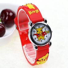 Load image into Gallery viewer, JOYROX Cartoon Pattern Children Sports Watch 2018 Hot Cartoon Rubber Strap Quartz Wristwatch Fashion Girls Boys Kids Clock