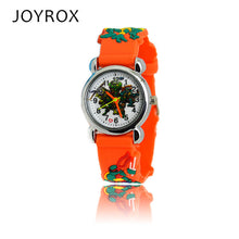 Load image into Gallery viewer, JOYROX New Ninja Turtle Pattern Rubber Strap Children Watches Fashion Boy Girls Quartz Wristwatch Cool Kids watchCartoon Clock