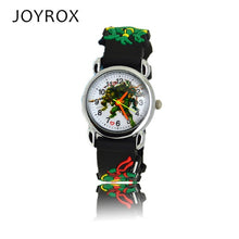 Load image into Gallery viewer, JOYROX New Ninja Turtle Pattern Rubber Strap Children Watches Fashion Boy Girls Quartz Wristwatch Cool Kids watchCartoon Clock