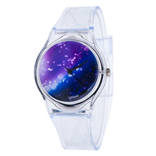 Load image into Gallery viewer, Newly Design Kids Lovely Pattern Transparent Silicone Gel Band Quartz Wrist Watch For Student Boys Girls Gift