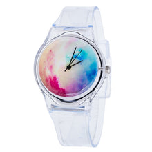 Load image into Gallery viewer, Newly Design Kids Lovely Pattern Transparent Silicone Gel Band Quartz Wrist Watch For Student Boys Girls Gift