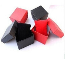 Load image into Gallery viewer, No logo Watch Box, ordinary style red and black box, for watches cover and protect, gift package