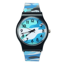 Load image into Gallery viewer, Super Quality 2018  Camouflage Children Watch Quartz Wristwatch Silicone Band  For Girls Boy  Top Brand Luxury  Watch Men