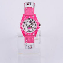 Load image into Gallery viewer, Hello Kitty Kids Watches For Girls Children's Watches Cartoon Baby Watch Leather Kids Girl Watch Clock relogio infantil menina