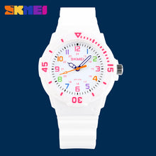 Load image into Gallery viewer, Children Watches 50M Waterproof Quartz Wristwatches Jelly Kids Clock boys Hours girls Students Watch Relojes SKMEI 2018