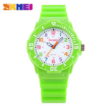 Load image into Gallery viewer, Children Watches 50M Waterproof Quartz Wristwatches Jelly Kids Clock boys Hours girls Students Watch Relojes SKMEI 2018
