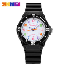 Load image into Gallery viewer, Children Watches 50M Waterproof Quartz Wristwatches Jelly Kids Clock boys Hours girls Students Watch Relojes SKMEI 2018