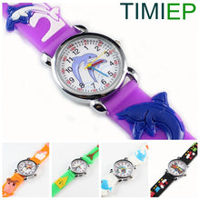 Load image into Gallery viewer, 2018 New 3D Silicon Cartoon Character Kids Watch For Boys Girls Quartz Wrist Watches Children Love Nice 5 Colors