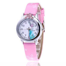 Load image into Gallery viewer, Hot Sales relogio feminino 2018 New relojes Cartoon Children Watch Princess Watches Fashion Kids Cute Leather quartz Watch Girl