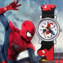 Load image into Gallery viewer, Fashion Style Child Cartoon Watch New Spider man boy Watch High Quality Girls Wristwatch Hot Sale Cute Jelly Colorful Relojes