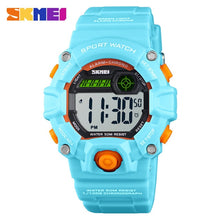 Load image into Gallery viewer, SKMEI NEW Kids Watches Digital Wristwatch 50M Waterproof Plastic Case Alarm Boys Girls Children Watch 1484 reloj