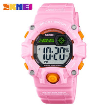 Load image into Gallery viewer, SKMEI NEW Kids Watches Digital Wristwatch 50M Waterproof Plastic Case Alarm Boys Girls Children Watch 1484 reloj