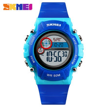 Load image into Gallery viewer, SKMEI NEW Kids Watch Fashion Waterproof Plastic Case Alarm Wristwatch Boys Girls Digital Children Watches 1477 reloj