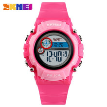 Load image into Gallery viewer, SKMEI NEW Kids Watch Fashion Waterproof Plastic Case Alarm Wristwatch Boys Girls Digital Children Watches 1477 reloj