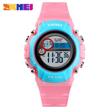 Load image into Gallery viewer, SKMEI NEW Kids Watch Fashion Waterproof Plastic Case Alarm Wristwatch Boys Girls Digital Children Watches 1477 reloj