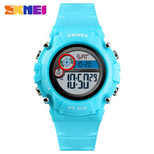 Load image into Gallery viewer, SKMEI NEW Kids Watch Fashion Waterproof Plastic Case Alarm Wristwatch Boys Girls Digital Children Watches 1477 reloj