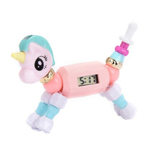 Load image into Gallery viewer, Cartoon Bracelet DIY Charm Dress Quartz Clock Girls Fashion Cat Dog Digital Luxury Colorful Creaive Watch Gift For Children