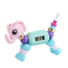 Load image into Gallery viewer, Cartoon Bracelet DIY Charm Dress Quartz Clock Girls Fashion Cat Dog Digital Luxury Colorful Creaive Watch Gift For Children