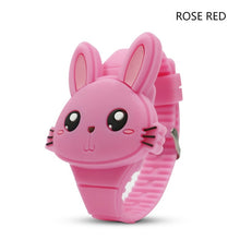 Load image into Gallery viewer, Flip Cover Cartoon Digital Kids Watches Electronic Children Watch Rubber for Boy Girls Student Child Clock Reloj Infantil Saati
