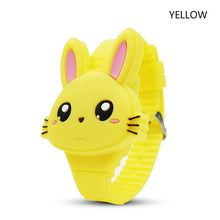 Load image into Gallery viewer, Flip Cover Cartoon Digital Kids Watches Electronic Children Watch Rubber for Boy Girls Student Child Clock Reloj Infantil Saati