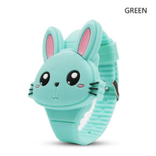 Load image into Gallery viewer, Flip Cover Cartoon Digital Kids Watches Electronic Children Watch Rubber for Boy Girls Student Child Clock Reloj Infantil Saati