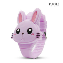 Load image into Gallery viewer, Flip Cover Cartoon Digital Kids Watches Electronic Children Watch Rubber for Boy Girls Student Child Clock Reloj Infantil Saati