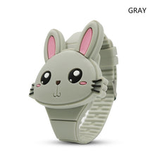 Load image into Gallery viewer, Flip Cover Cartoon Digital Kids Watches Electronic Children Watch Rubber for Boy Girls Student Child Clock Reloj Infantil Saati