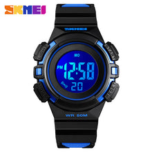 Load image into Gallery viewer, SKMEI Kids Watches Boys montre enfant Sport Watch Girls Alarm Waterproof Stopwatch LED Kids Digital Watch Children Watch 2019