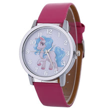 Load image into Gallery viewer, Unicorn Watch Children's Watch Carton Animal Kids Girls Leather Band Analog Alloy Quartz Watches Wristwatches