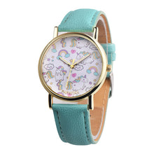 Load image into Gallery viewer, Cute Kids Watch Cartoon Unicorn Leather Strap Wristwatch Classic Digital Girl Boy Watch Child Quartz Watch