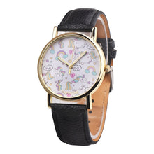 Load image into Gallery viewer, Cute Kids Watch Cartoon Unicorn Leather Strap Wristwatch Classic Digital Girl Boy Watch Child Quartz Watch
