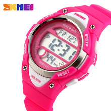 Load image into Gallery viewer, SKMEI Outdoor Sports Kids Watches Boy Alarm Digital Watch Children Stopwatch Waterproof Girls Wristwatches montre enfant 1077
