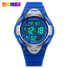 Load image into Gallery viewer, SKMEI Outdoor Sports Kids Watches Boy Alarm Digital Watch Children Stopwatch Waterproof Girls Wristwatches montre enfant 1077